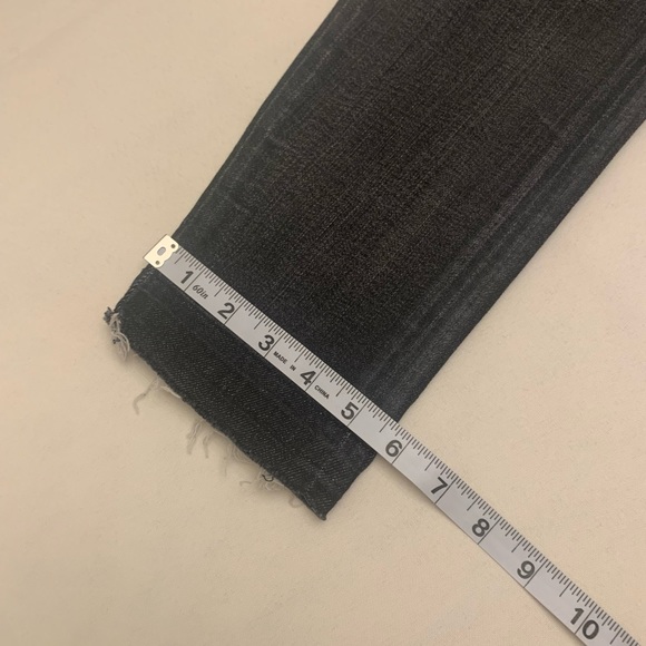 Lucky Brand Y2K Sienna Slim Boyfriend black embroidered low rise jeans size 0/25 - Picture 16 of 16